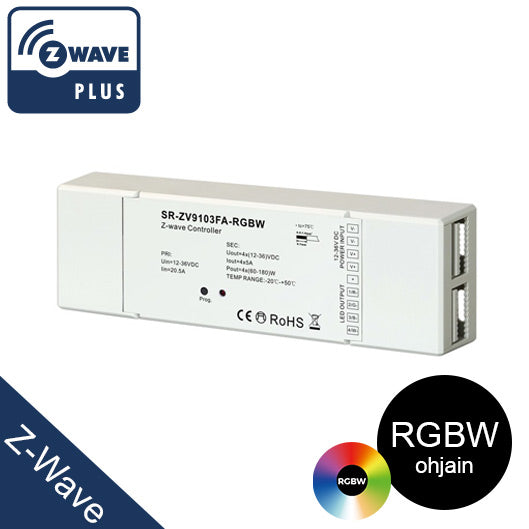 z-wave-RGBW-ohjain-himmennin