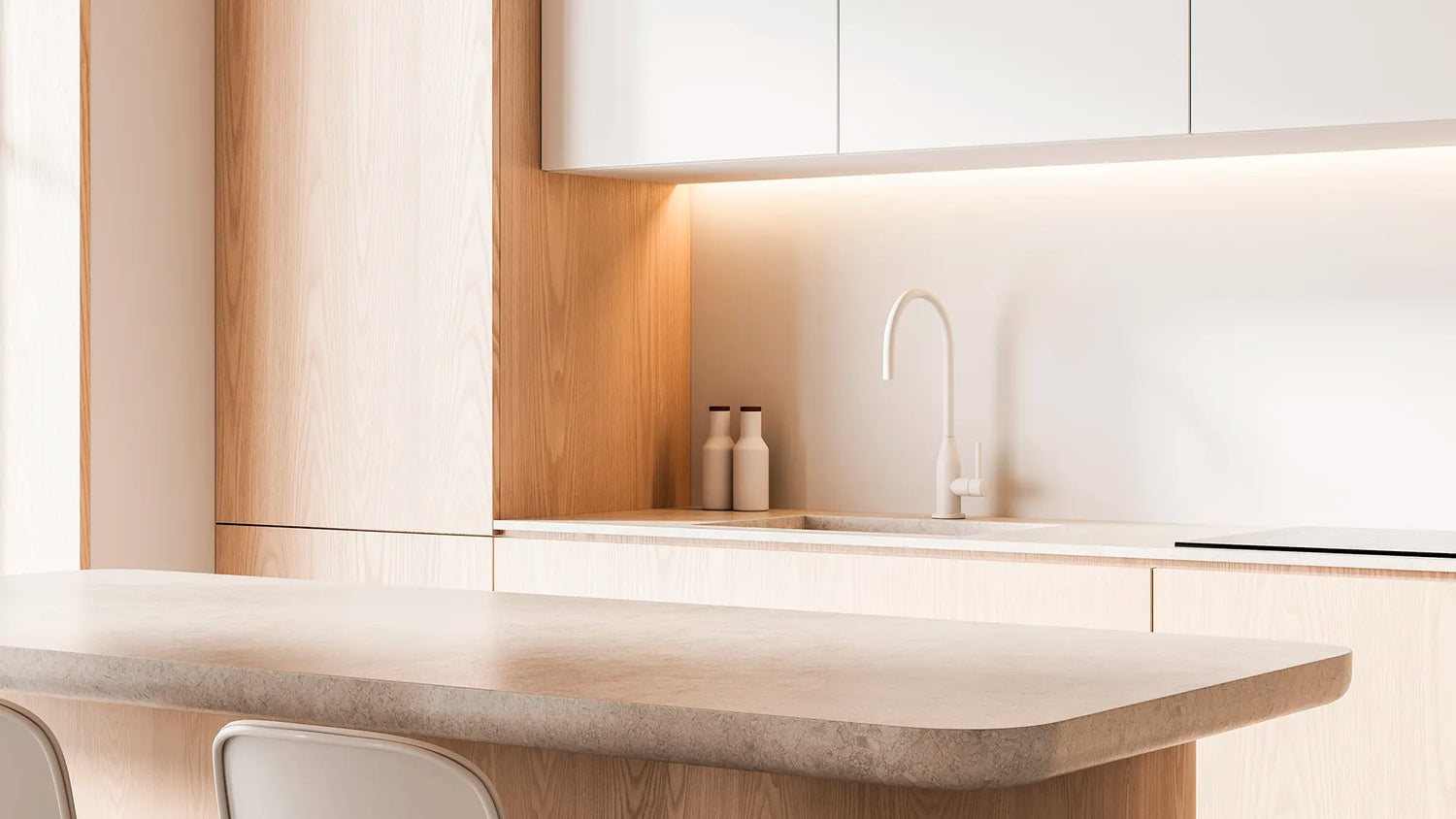 Luo tunnelmaa himmennettävällä led keittiövalaistuksella