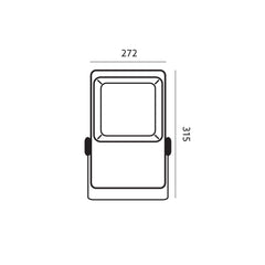 100w-led-valonheitin-4000K-mitat