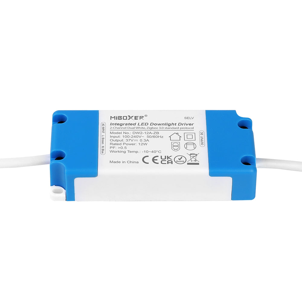 12W-zigbee-led-alasvalo-cct-saadettava-varilampotila-2700-6500K-CRI90-muuntaja