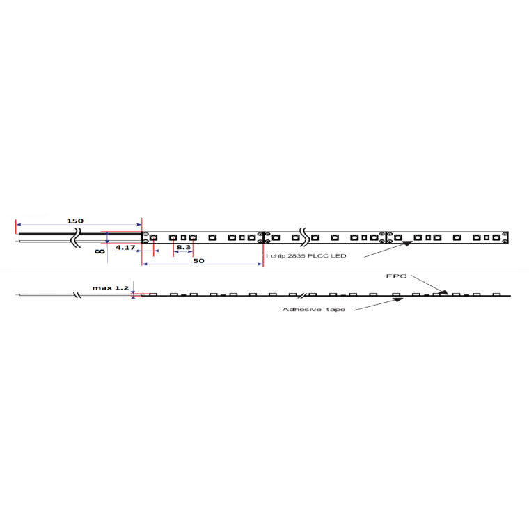 12w-24v-led-nauha-samsung-120led-m-mittakuva