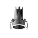 8W GENIE LED-alasvalo valkoinen/mattamusta 400lm 36°, CRI90 IP20