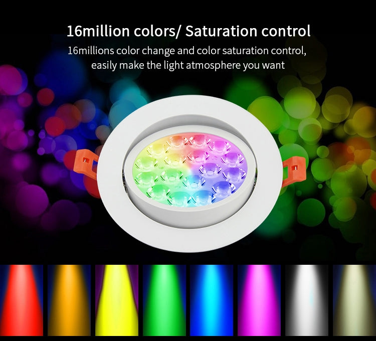 9W-cct-rgb-spottivalaisin-värit