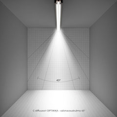 C-diffuusori-optiikka-valoavauskulma-45astetta
