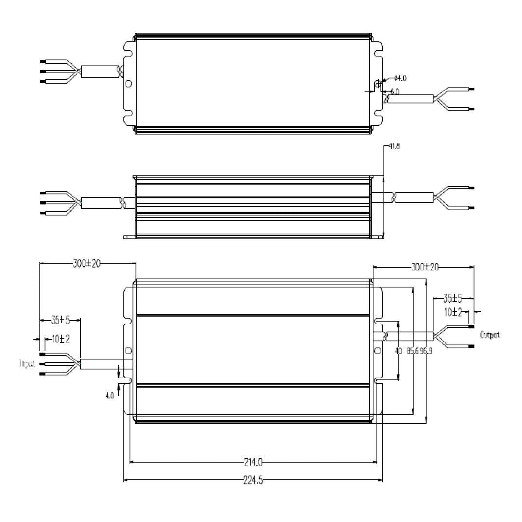 320W 12V, LED-virtalähde, GV6-320B012