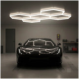 LED HEXLINE 208x300cm hexagon-kattovalaisin