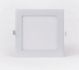 6W 24V CCT-värilämpötilasäädettävä LED-paneeli 120x120mm etuosa valkoisena