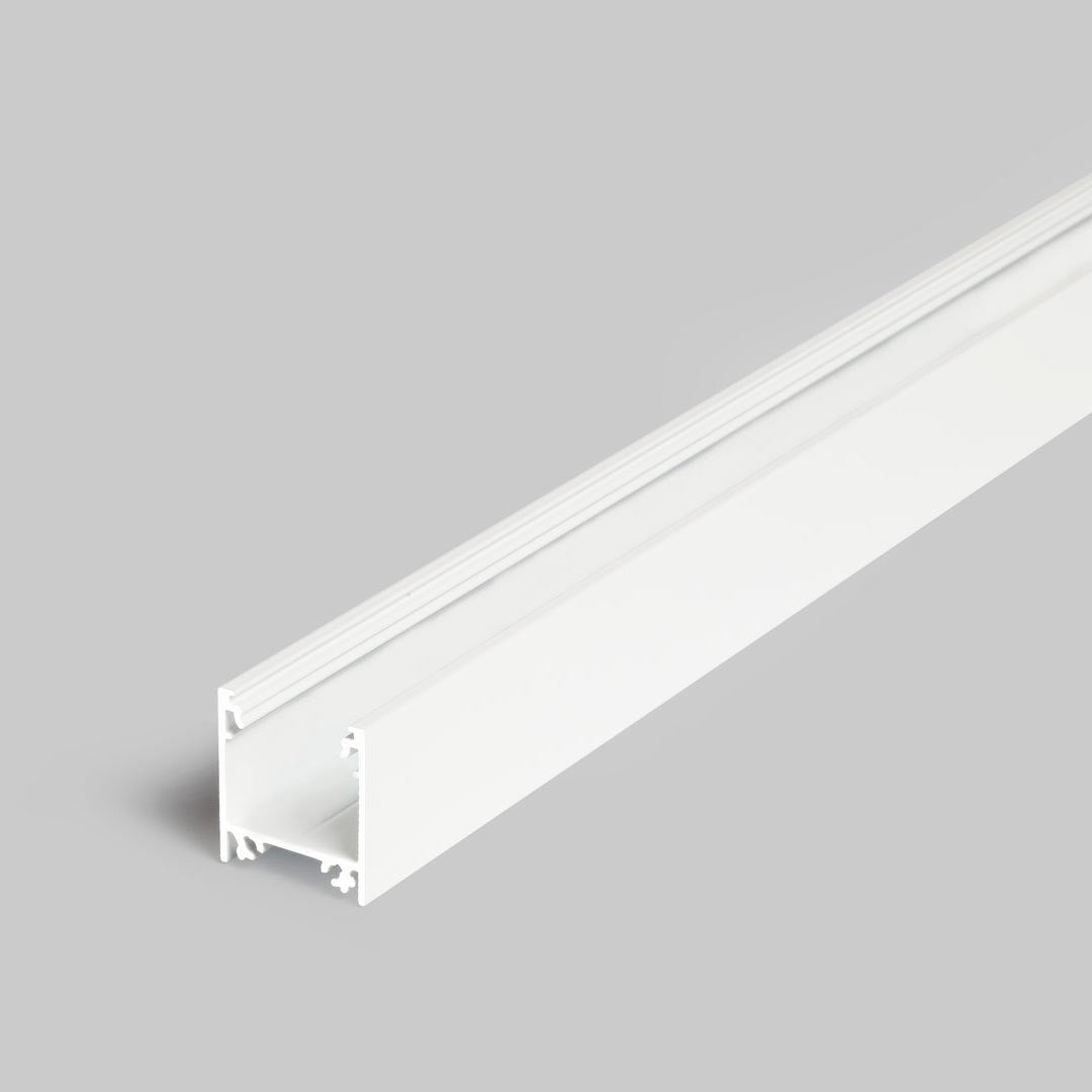 LINJA20 LED-profiili pinta-asennettava, valkoinen