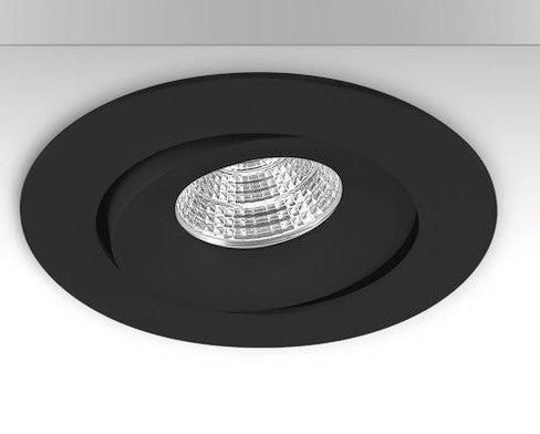 7W LED-alasvalo MD-70 NXT valkoinen/musta, ~630lm, 35°, 3-CCT 2700-3000-4000K, CRI>95, IP44, himmennettävä