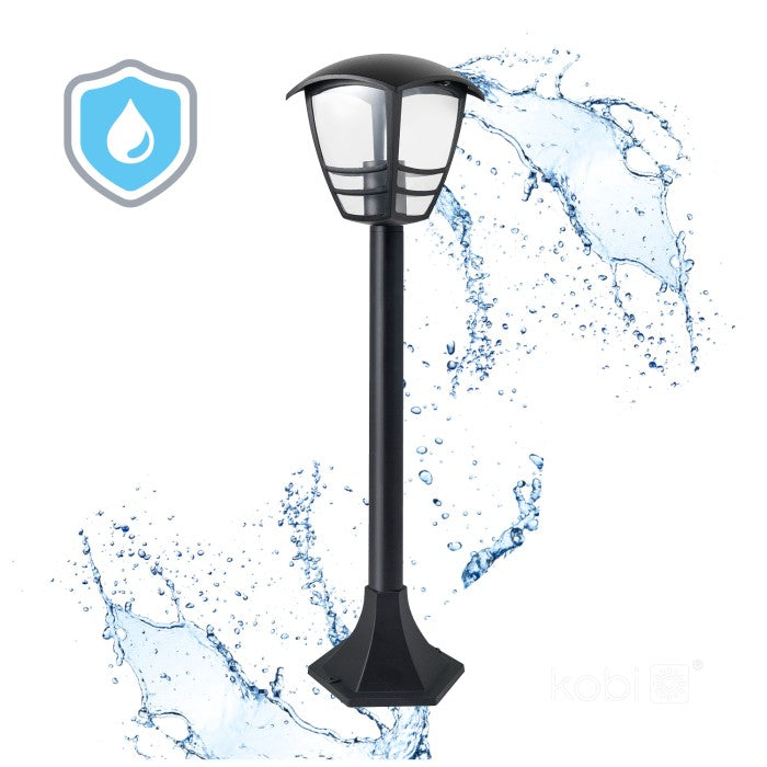 LED-Pylväsvalaisin 67cm / 97cm Tevio, musta