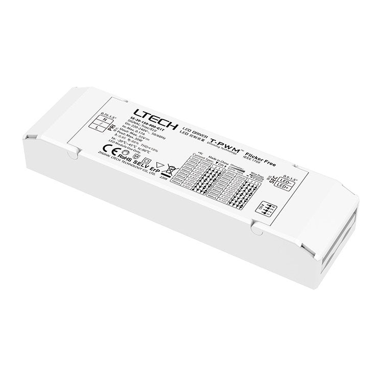 SE-30-150-900-G1T-led-vakiovirtamuuntaja-himmennettava-30w-150-900mA