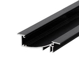 TASO8 LED-profiili anodisoitu musta