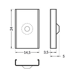 U_flexible_cone_mounting_plate_dimensions