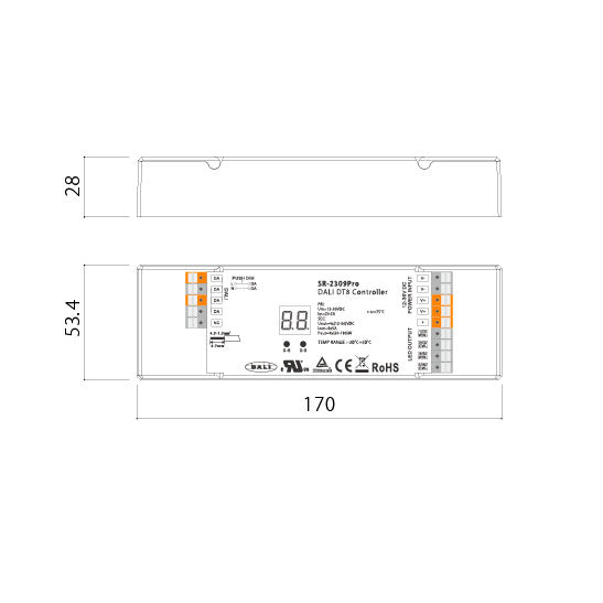 dali-12-24V-led-ohjain-rgbw-cct-mitat