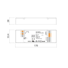 dali-12-24V-led-ohjain-rgbw-cct-mitat