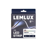 LEMLUX COB RGB LED-nauha 14W/m 24V 840 LED/m IP67 – 5 m paketti