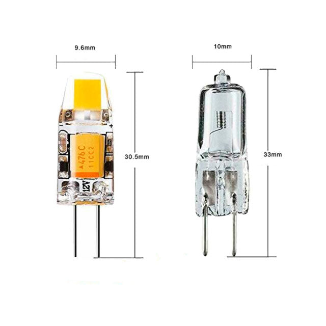 g4-led-polttimo-1W-pieni-vertailu-halogeeniin