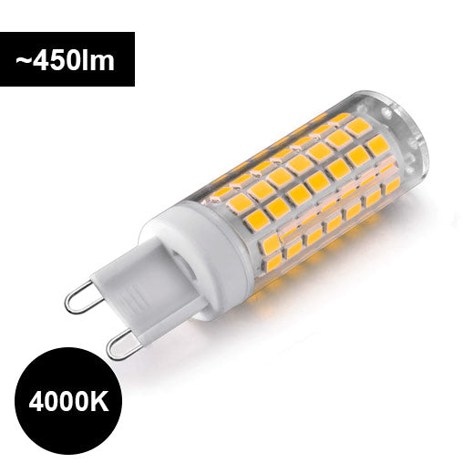 G9 4000K LED-polttimo 5W 450lm, himmennettävä