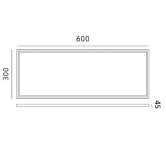 klik-led-paneelin-pintakehys-30x60-45mm-mitat