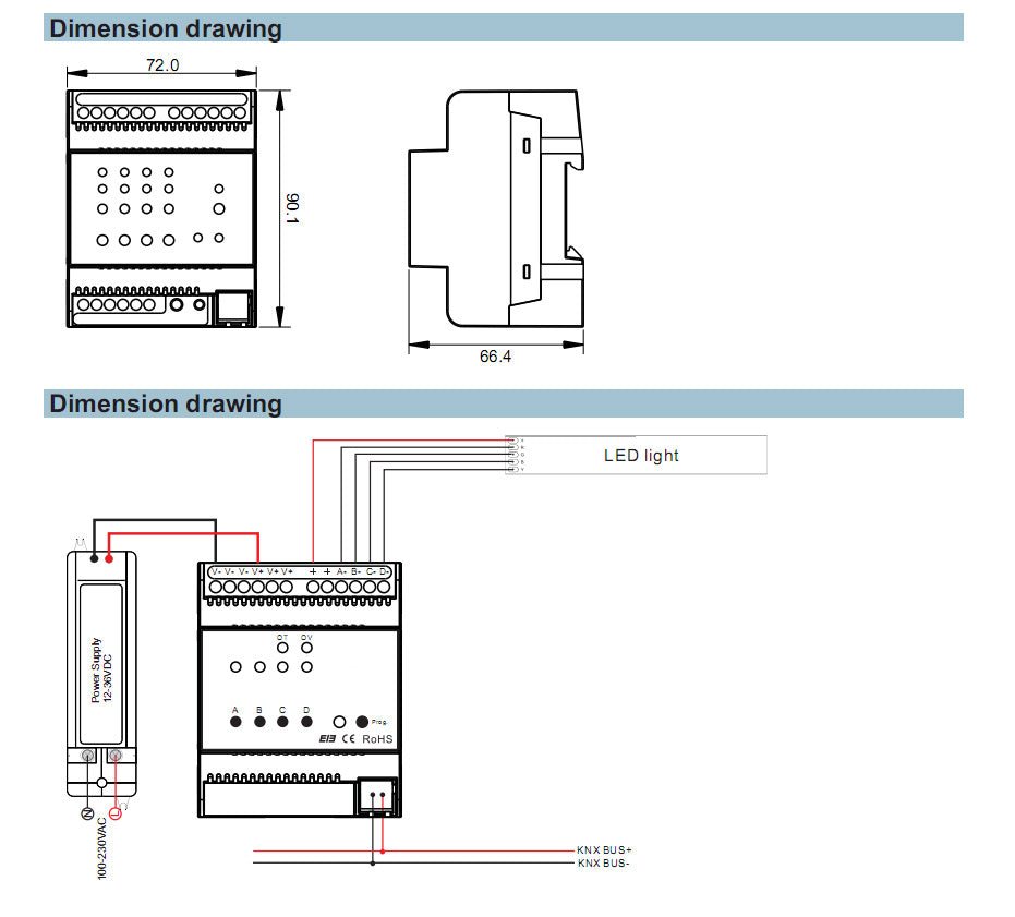 knx01fa-johdotus