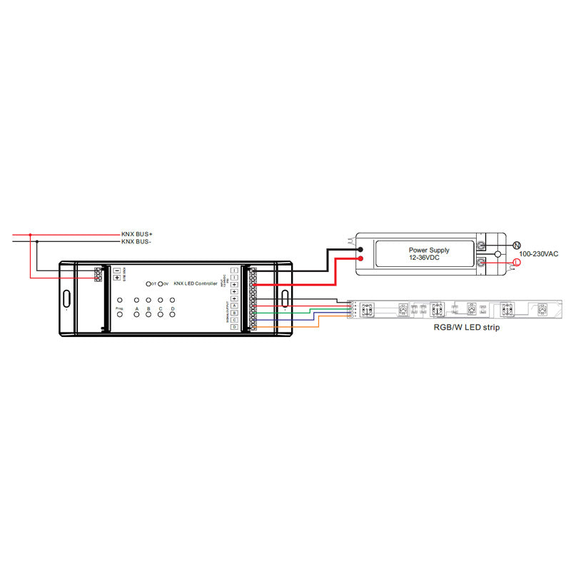 knx12fa-johdotukset