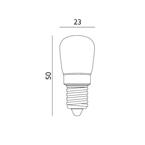 led-jääkaappilamppu-e14-mitat