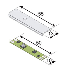 LEd-valon himmentimen mitat