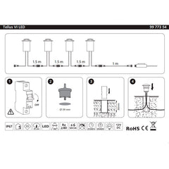 led-maa-terassi-valaisin-sarja-12v