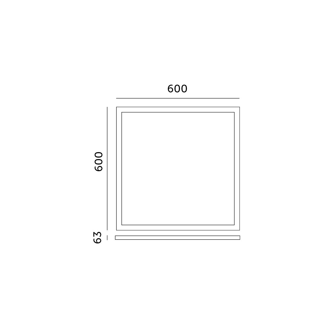 led-paneelin-60x60-pinta-kehys-musta-mitat