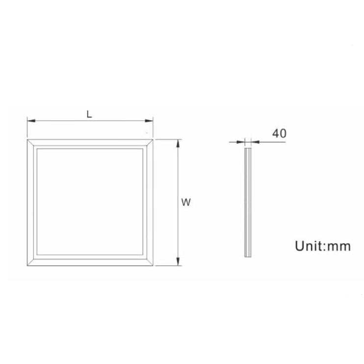 led-paneelivalaisin-pinta-nelio-mitat