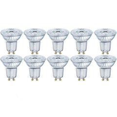 led-polttimo-gu10-10kpl-paketti-4,3w-2700k