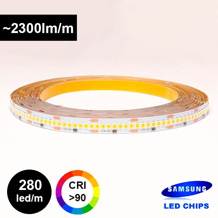 led-valonauha-280led-m-18W-24V-cri90