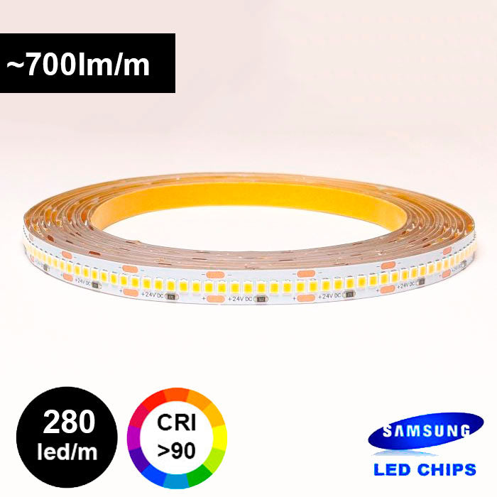 led-valonauha-280led-m-6W-24V-cri90