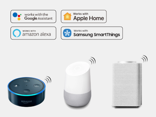 MiBoxer SML5 Matter LED-ohjaimen yhteensopivuus Apple Home-, Google Home-, Amazon Alexa- ja Samsung SmartThings -järjestelmien kanssa