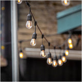 Valoketjusetti MIMOSA2 20m & 20kpl 1W 2700K E27 LED-polttimoa, IP44 ulkokäyttöön sopiva