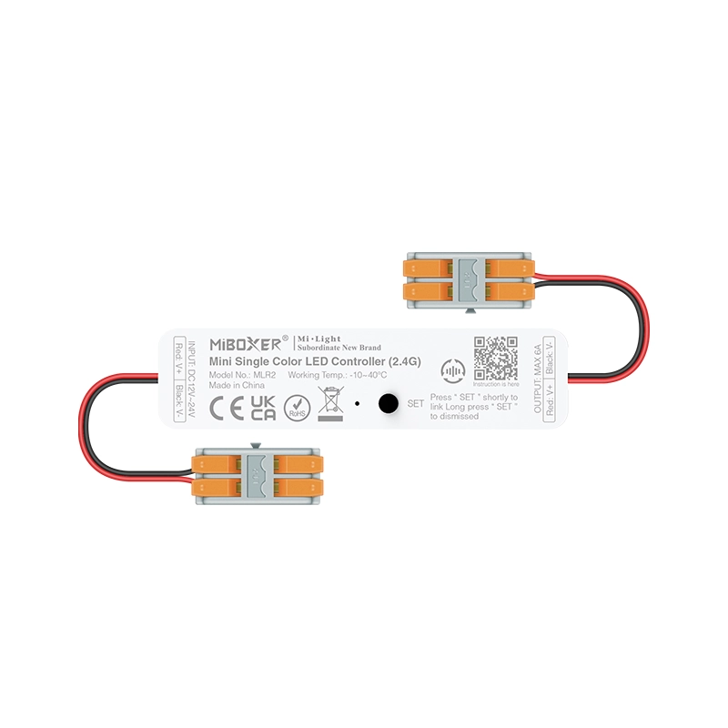 MINI LED-vastaanotin/himmennin 12-24V yksivärisille LED-nauhoille MLR2 - Easy RF 2.4G