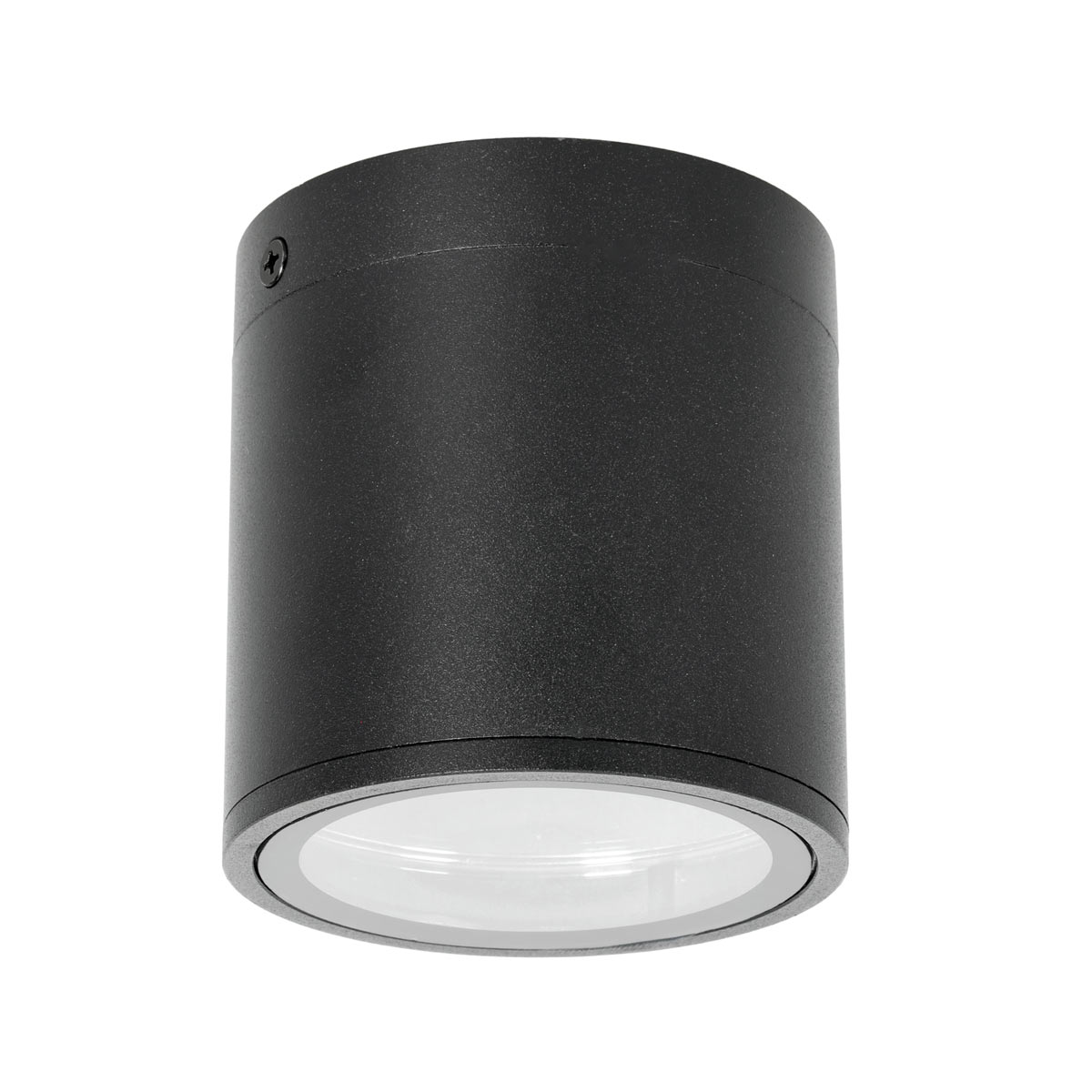 LED-QUERK 2 surface-mounted ceiling light, round, black IP54