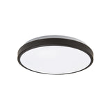 ROMERO LED-kattovalaisin, musta Ø340mm, 2 x E27 kannalla