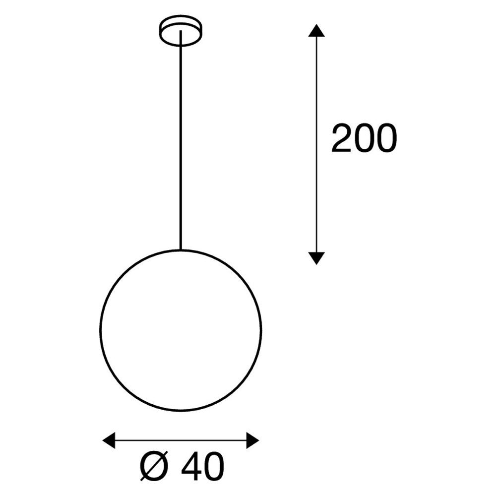 rotoball40-pallo-riippuvalaisin-mitat