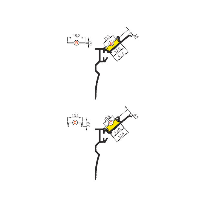 sileä12-led-profiilin-diffuusorit