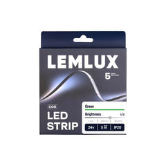 Vihreä LEMLUX COB LED-nauha 24 V
