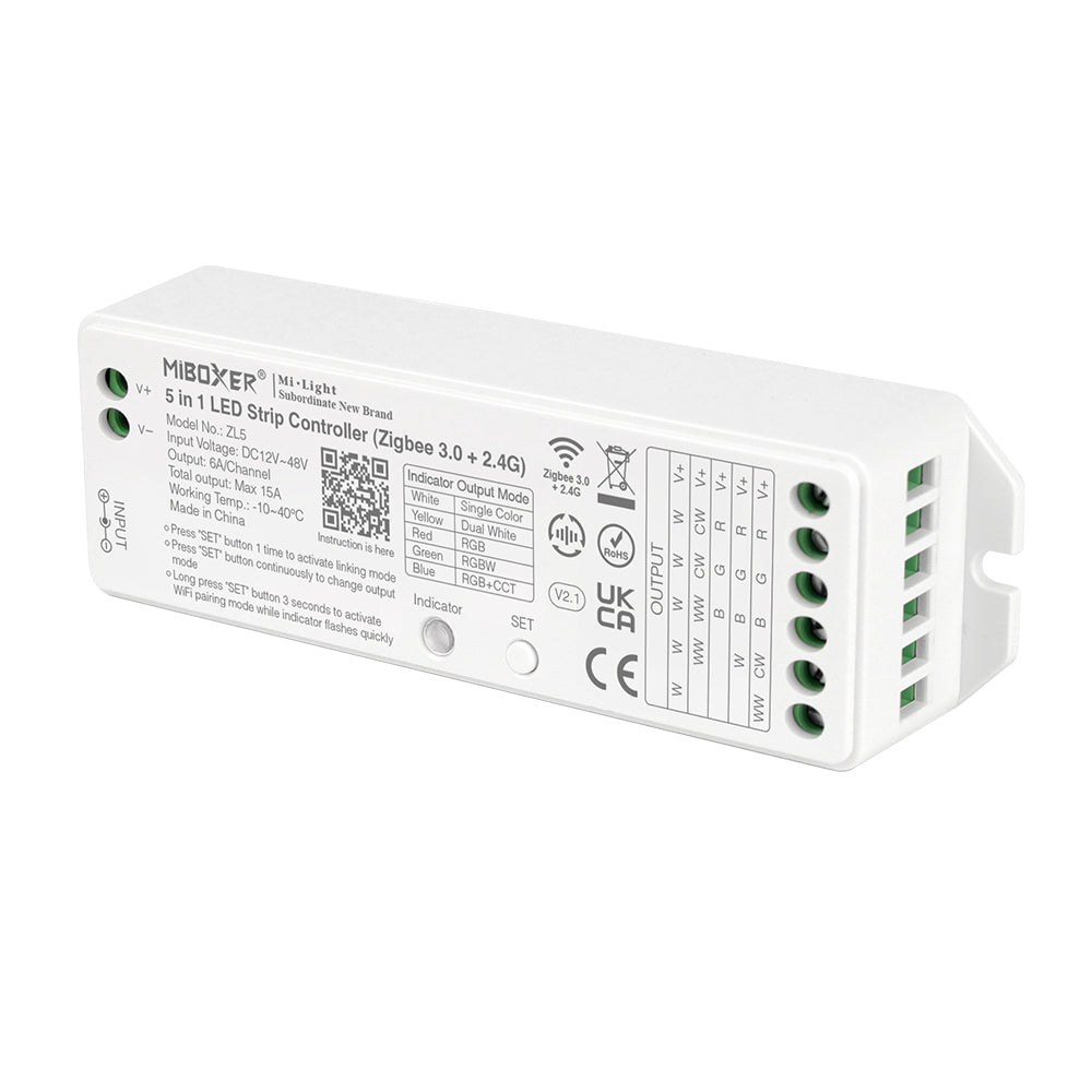 zigbee+2.4G-5in1-led-ohjain-12-48V-kaikille-led-nauhoille