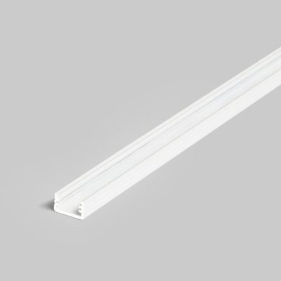 MINI8 edullinen, pienikokoinen LED-alumiiniprofiili valkoinen