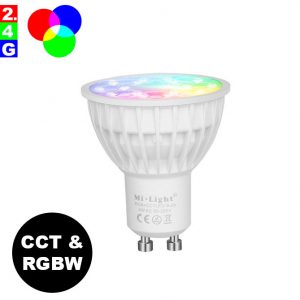 Älylamppu GU10 4W LED-lamppu RGB+CCT