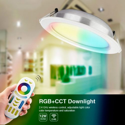 12W RGB+CCT LED-alasvalo 1100lm - WiFi - Smart LED 2.4G