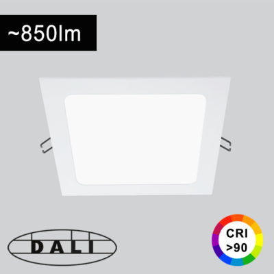 12W LED-paneelivalaisin DALI-himmennettävä CRI90
