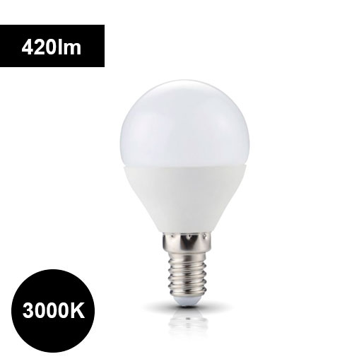 3000K 4,5W e14 420lm LED-lamppu