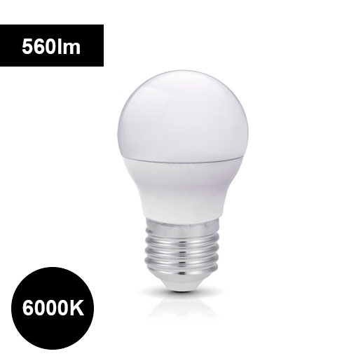 7W 6000K LED-lamppu 560lm